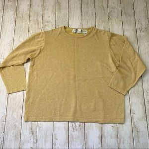 ❤️VINTAGE SARAH BENTLEY GOLD SWEATER SIZE LARGE